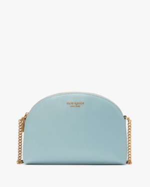 Aegean Teal Kate Spade Morgan Double-zip Dome Crossbody | WKBG45263