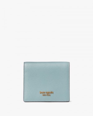 Aegean Teal Kate Spade Morgan Small Bifold Wallet | ZNHT81652