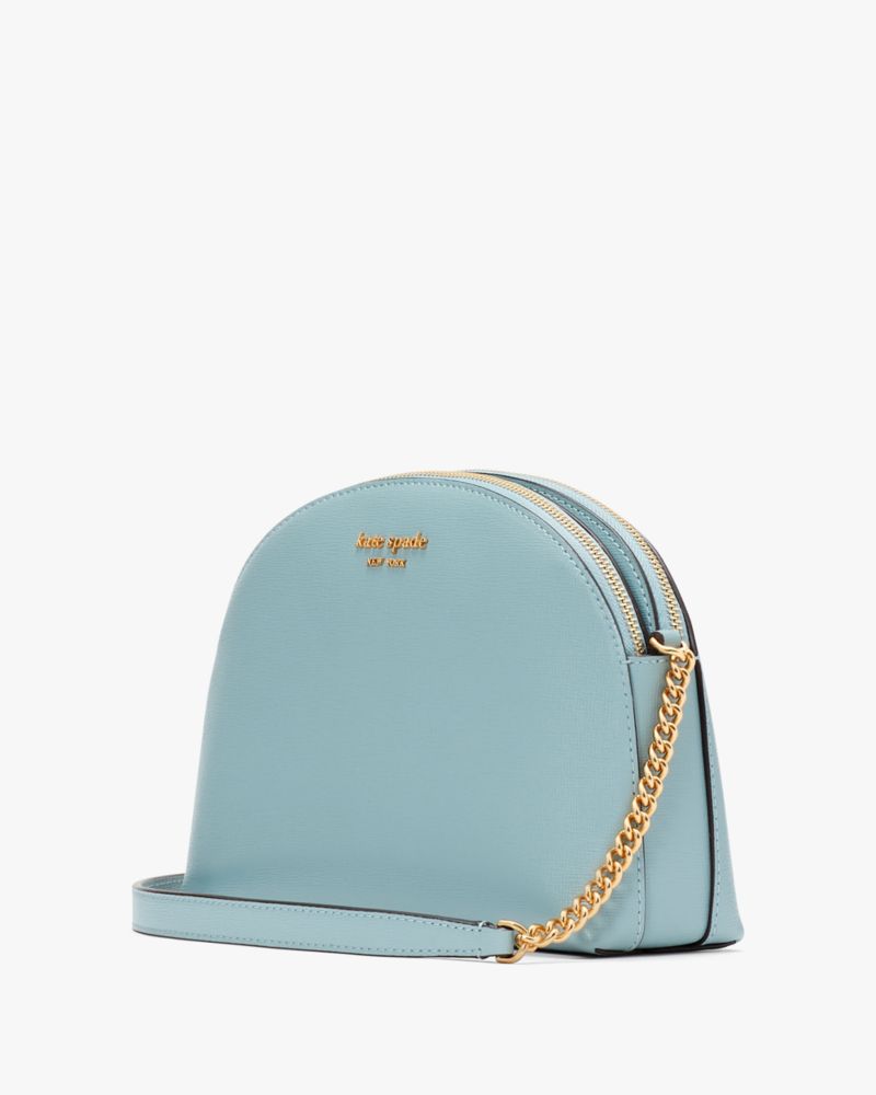 Aegean Teal Kate Spade Morgan Double-zip Dome Crossbody | WKBG45263