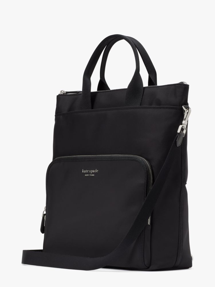 Black Kate Spade Sam KSNYL Nylon Convertible Backpack | ISOE37062