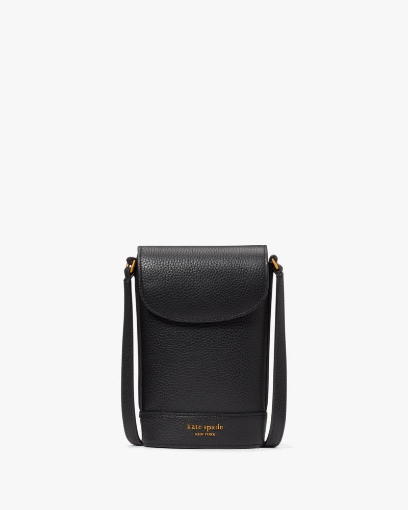 Black Kate Spade Veronica North South Phone Crossbody | QLOA81265