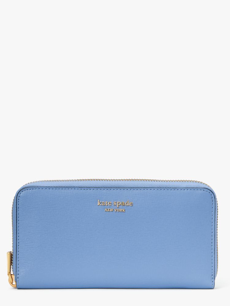 Kingfisher Kate Spade Morgan Zip-around Continental Wallet | EQWS92784