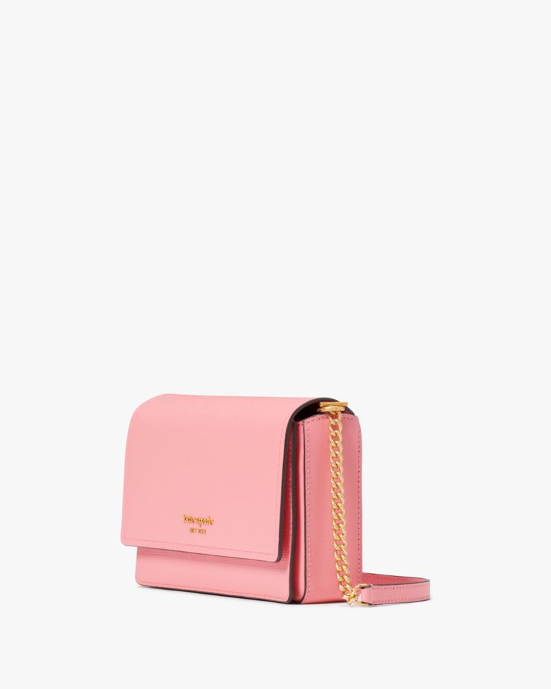 Salmon Pink Kate Spade Morgan Flap Chain Wallet | WSPO79823