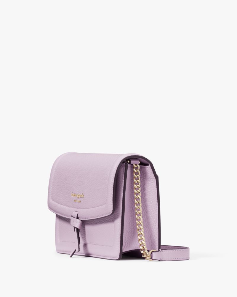 Violet Mist Kate Spade Knott Flap Crossbody | DCBN82450