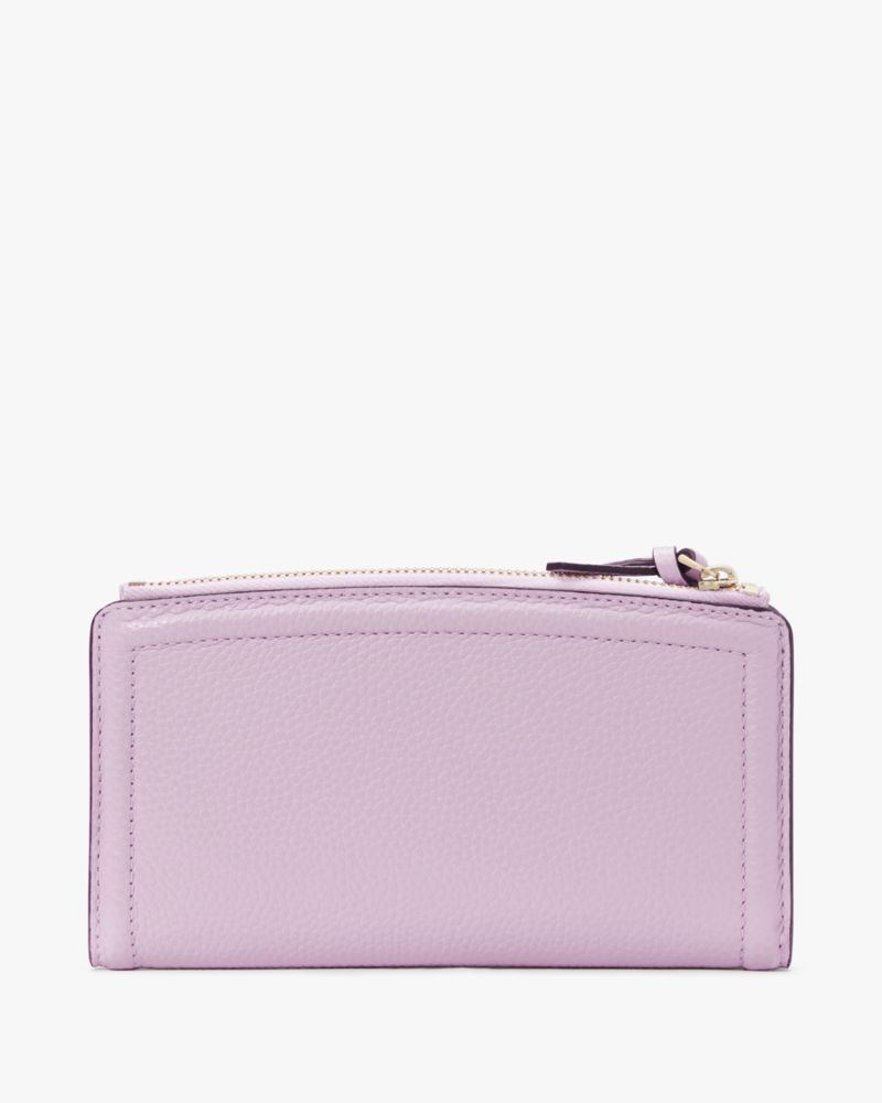 Violet Mist Kate Spade Knott Zip Slim Wallet | ECKM94760